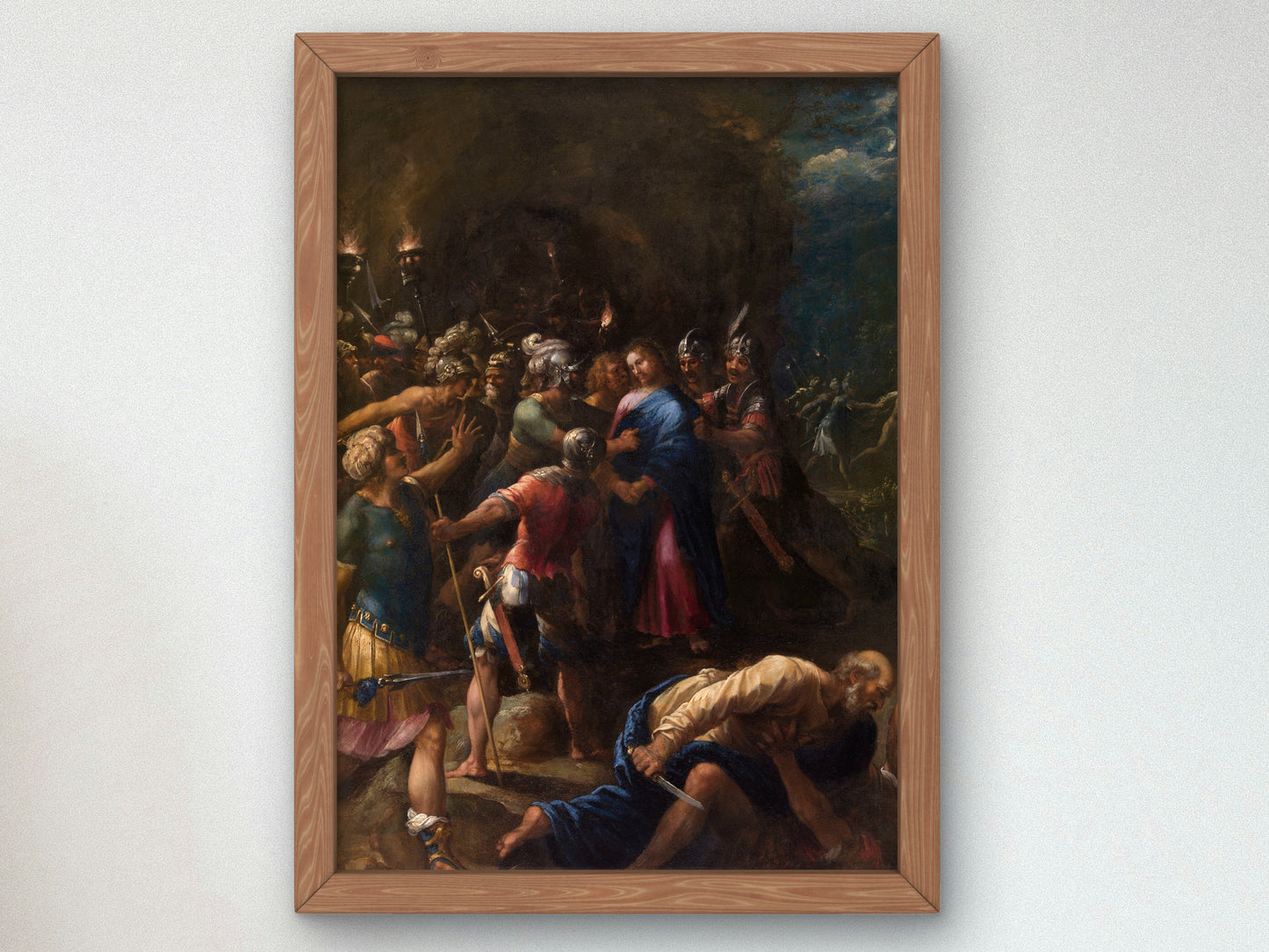 The Kiss of Judas by Hans Rottenhammer, Wall Art Print, Fine Art Reproduction, Museum Quality Decor, Poster