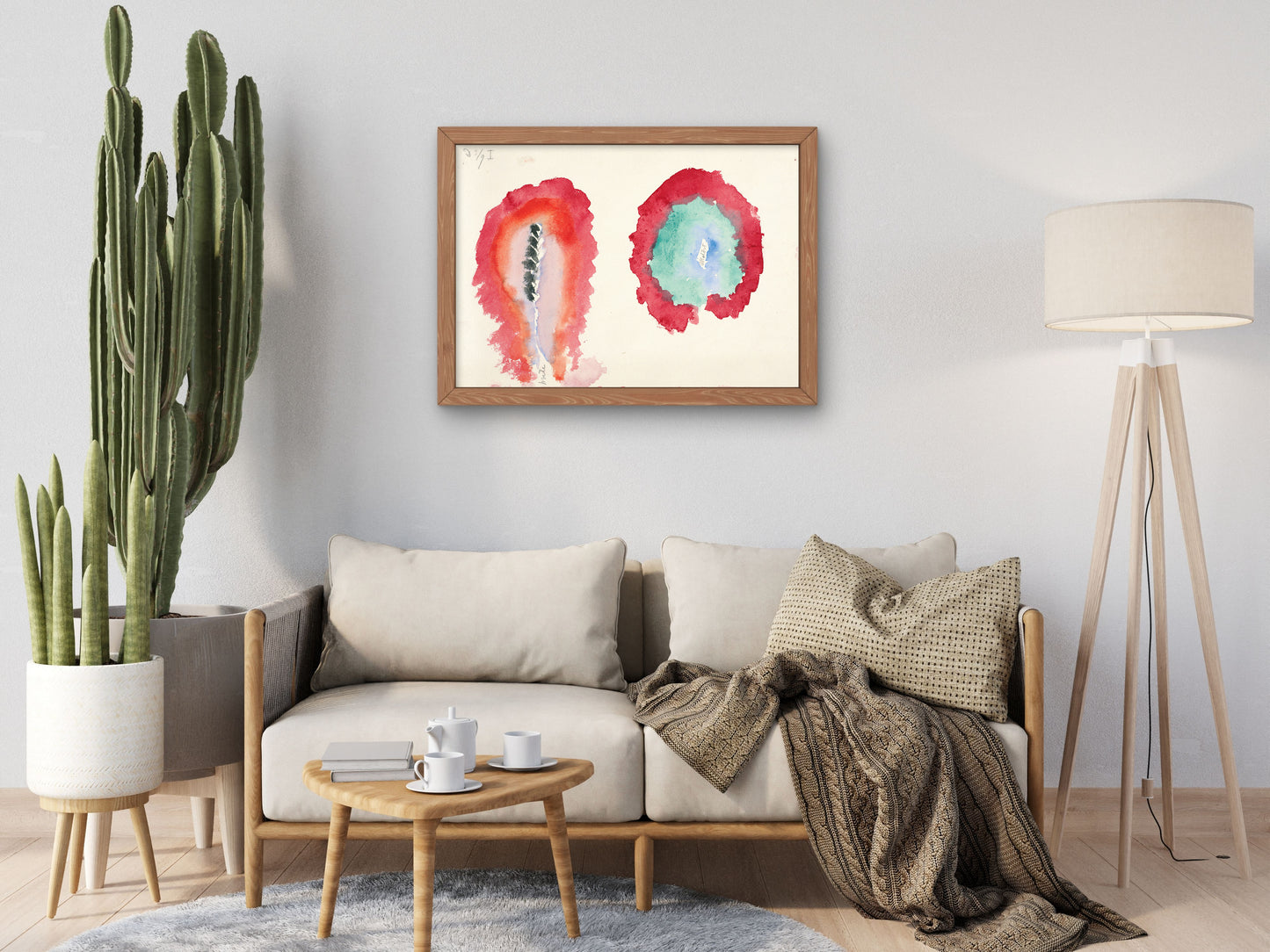Wheat and Wormwood by Hilma af Klint 1922, Wall Art Print, Fine Art Reproduction, Museum Quality Decor, Poster