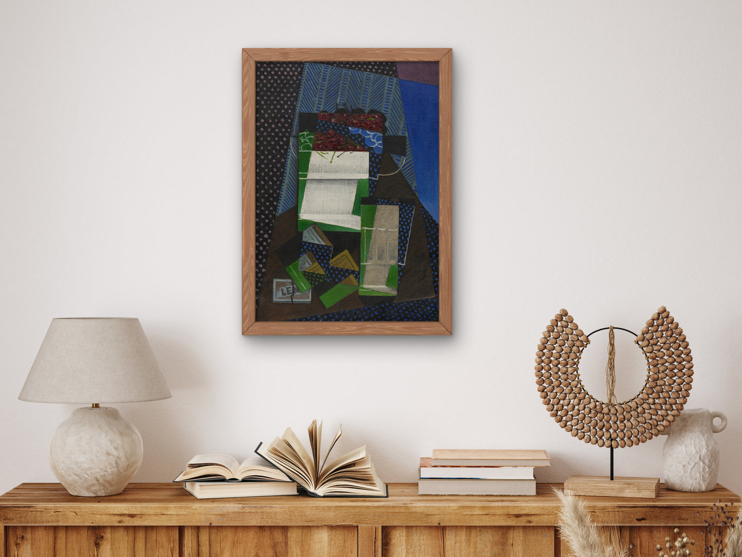Cherries by Juan Gris 1915, Wall Art Print, Fine Art Reproduction, Museum Quality Decor, Poster