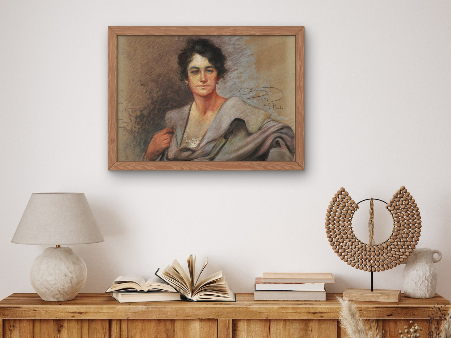 Portrait of Maria Fonzari by Ettore Ximenes 1922, Wall Art Print, Fine Art Reproduction, Museum Quality Decor, Poster