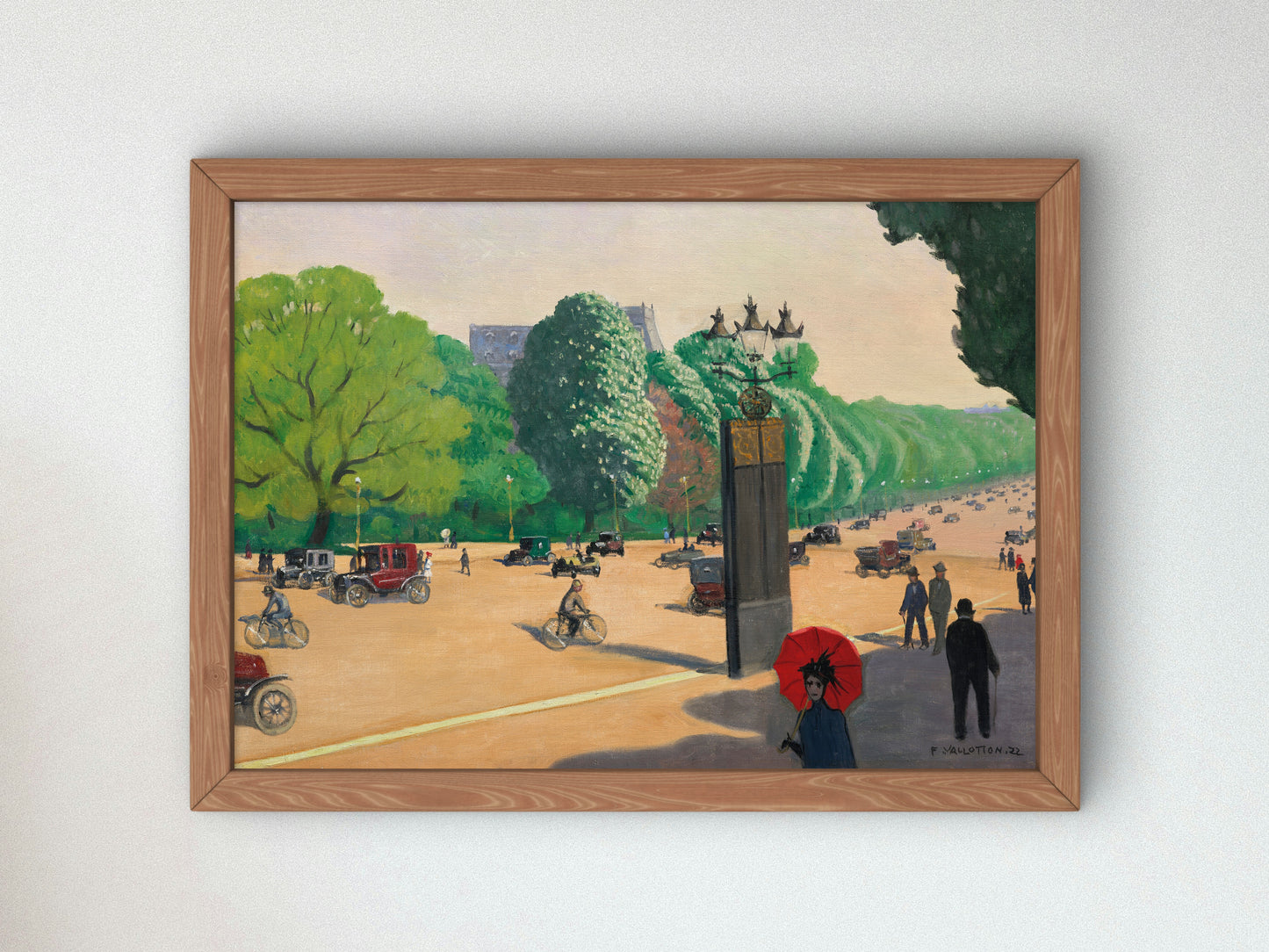 La Porte Dauphine by Félix Vallotton 1922, Wall Art Print, Fine Art Reproduction, Museum Quality Decor, Poster