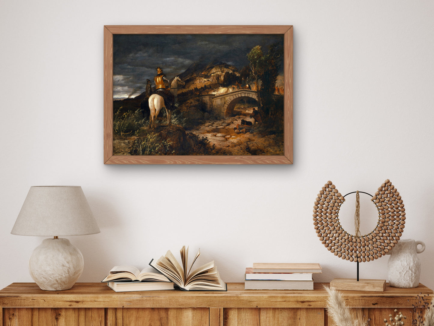 The March of the Goths by Arnold Böcklin 1881, Wall Art Print, Fine Art Reproduction, Museum Quality Decor, Poster