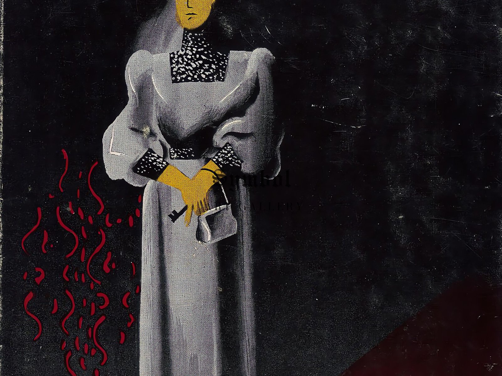 Rebecca Book Cover by Edward McKnight Kauffer, 1940, Art Deco and American Modernism, fine art print