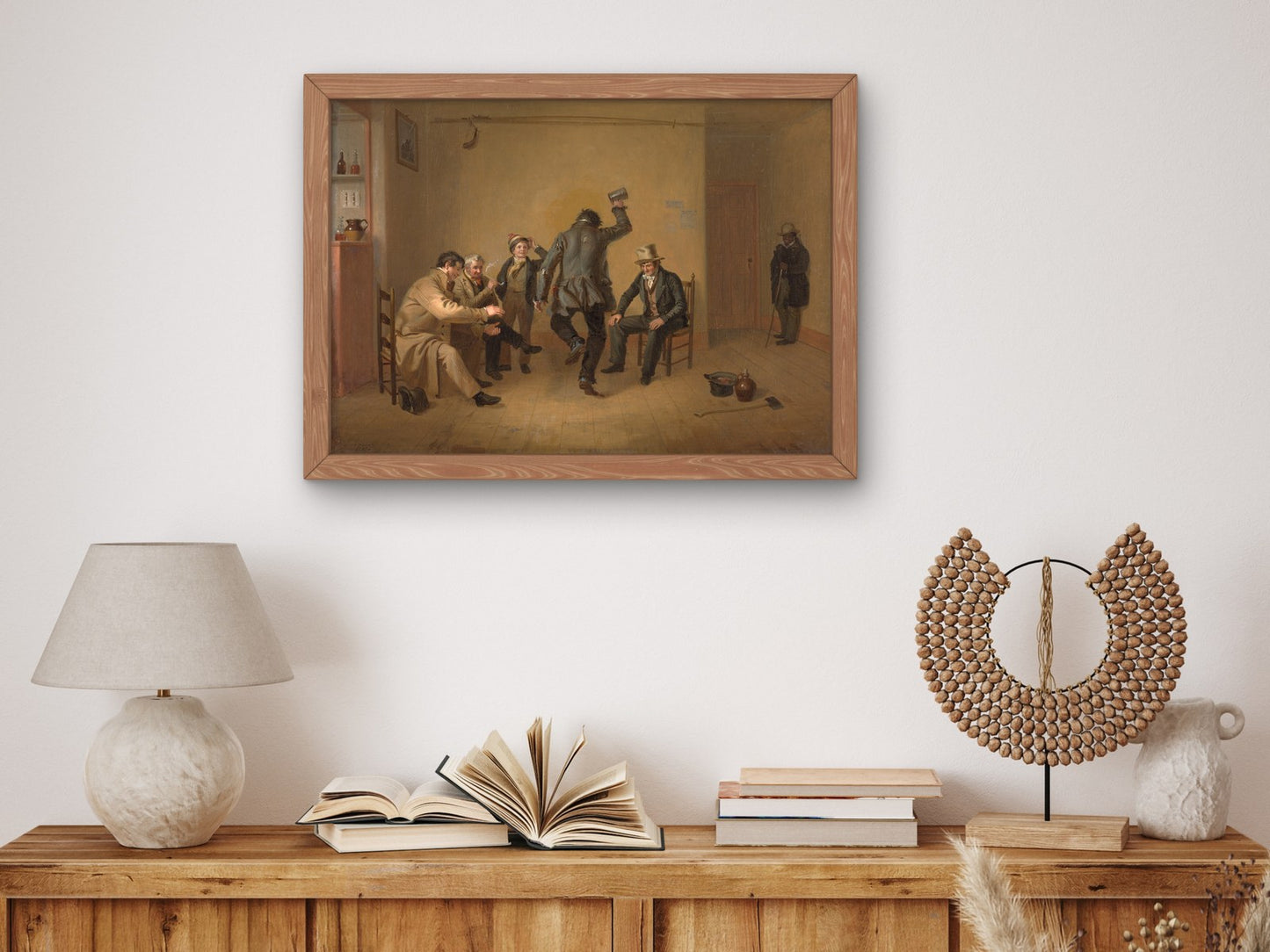 Bar room Scene by William Sidney Mount 1835, Wall Art Print, Fine Art Reproduction, Museum Quality Decor, Poster