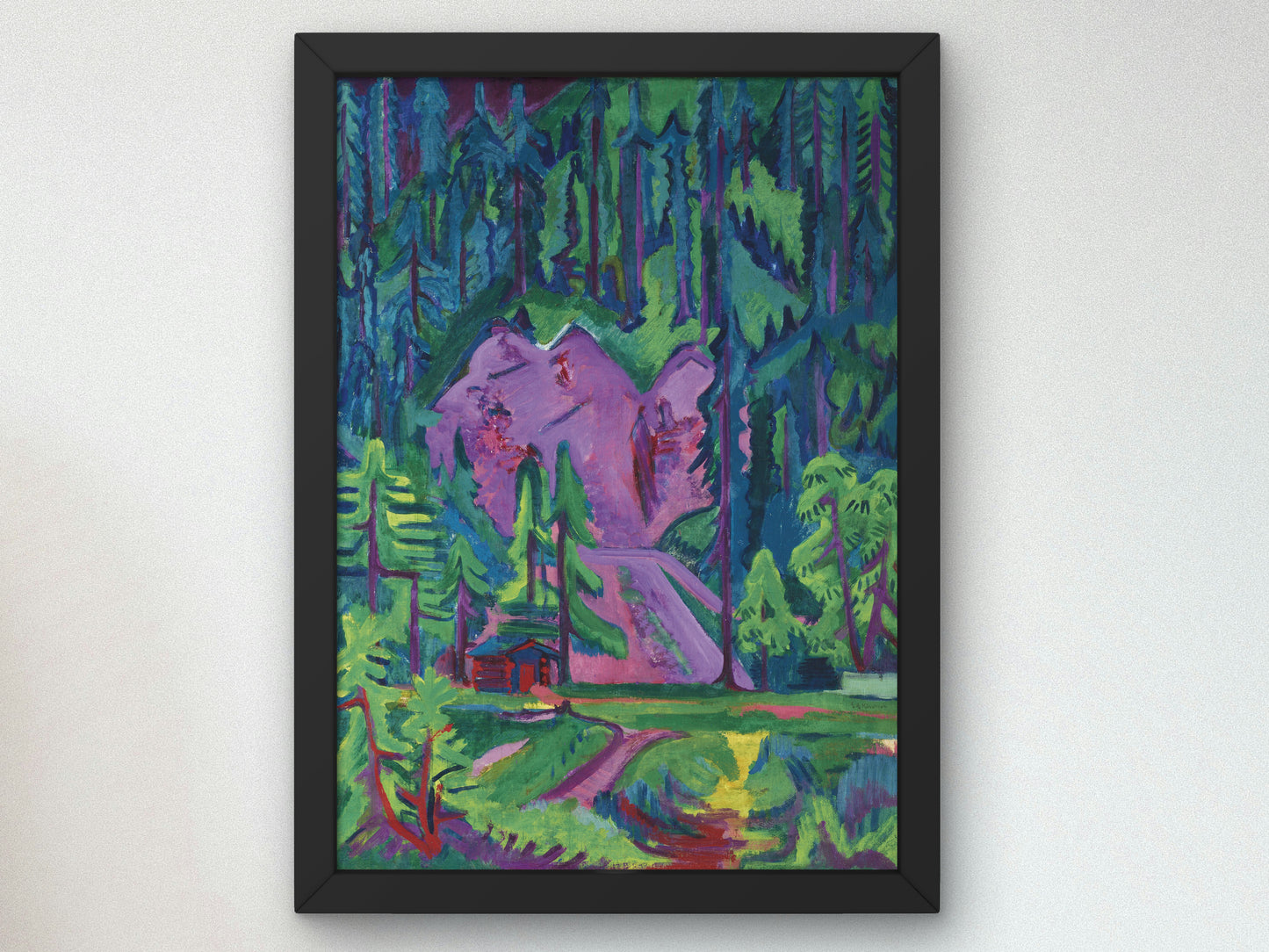 Quarry near Wildboden by Ernst Ludwig Kirchner 1923, Wall Art Print, Fine Art Reproduction, Museum Quality Decor, Poster