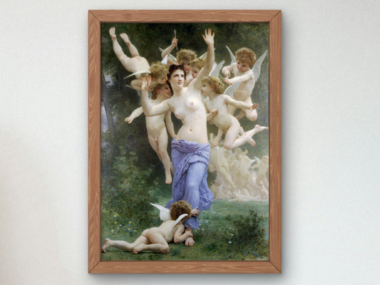 The Invasion by William Bouguereau 1892, Wall Art Print, Fine Art Reproduction, Museum Quality Decor, Poster