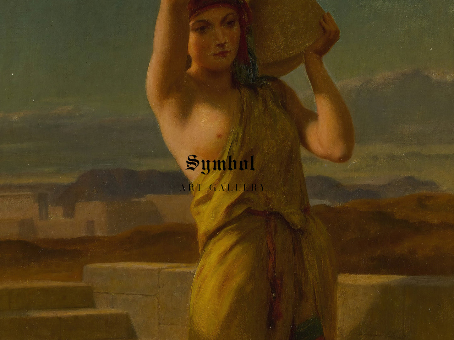 Rachel by Frederick Goodall 1866, Wall Art Print, Fine Art Reproduction, Museum Quality Decor, Poster