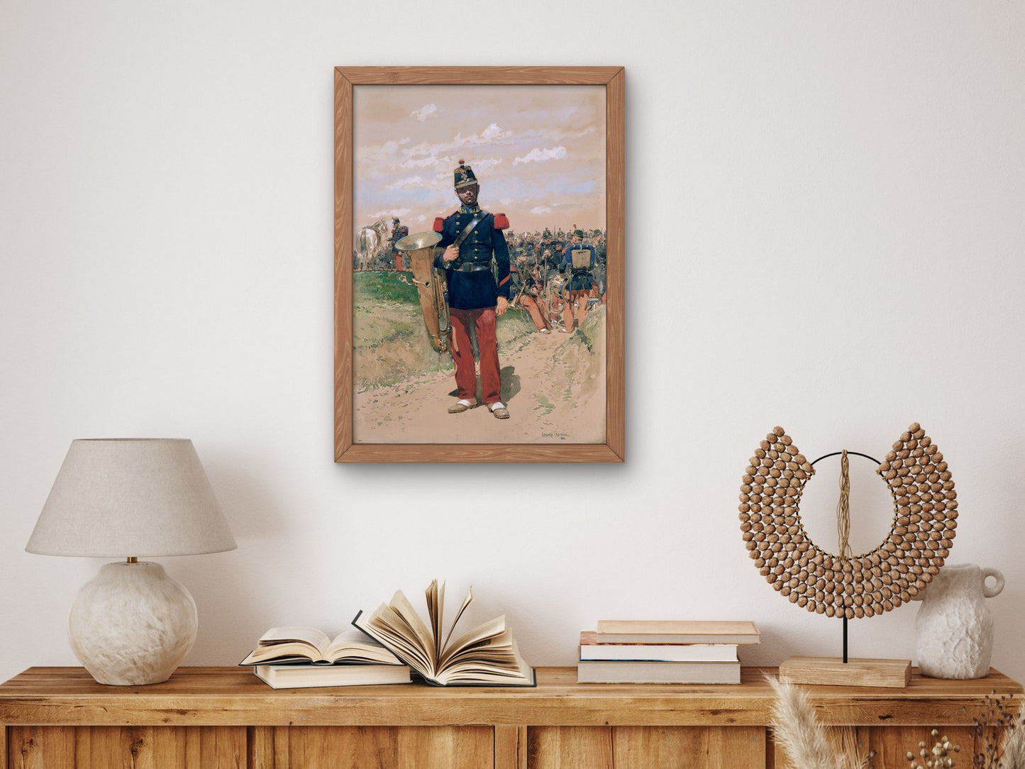 Musicien d'infanterie de ligne by Édouard Detaille 1885, Wall Art Print, Fine Art Reproduction, Museum Quality Decor, Poster