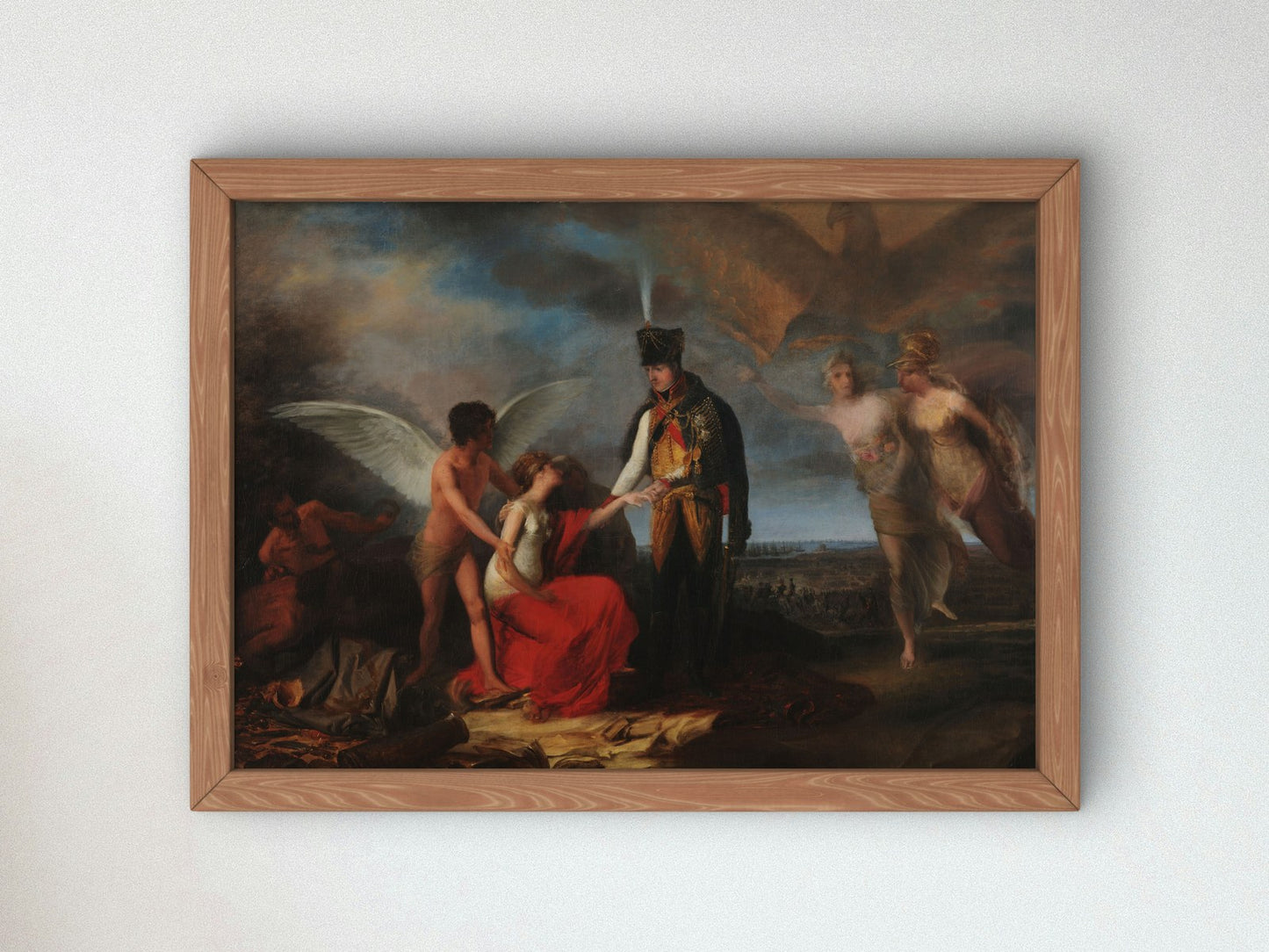 Junot Protecting the City by Domingos Sequeira 1808, Wall Art Print, Fine Art Reproduction, Museum Quality Decor, Poster