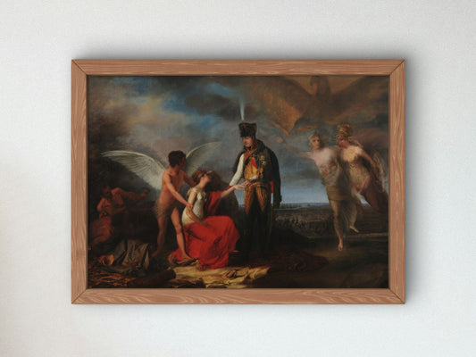 Junot Protecting the City by Domingos Sequeira 1808, Wall Art Print, Fine Art Reproduction, Museum Quality Decor, Poster