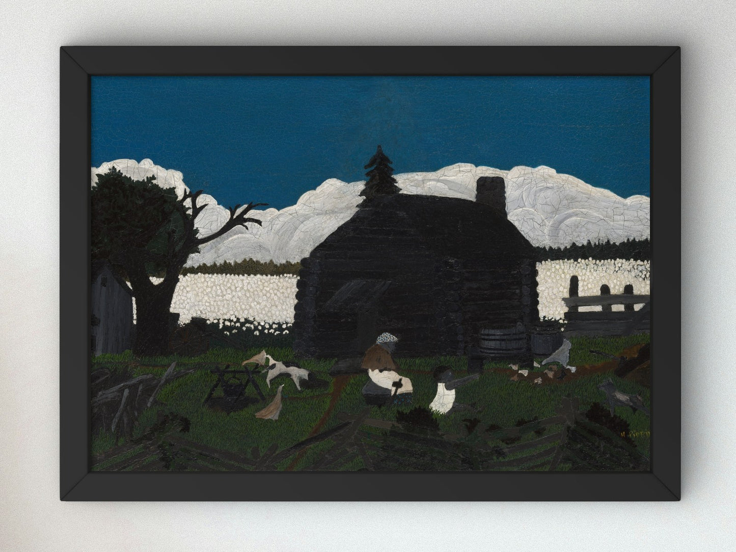 Cabin in the Cotton by Horace Pippin 1931, Wall Art Print, Fine Art Reproduction, Museum Quality Decor, Poster