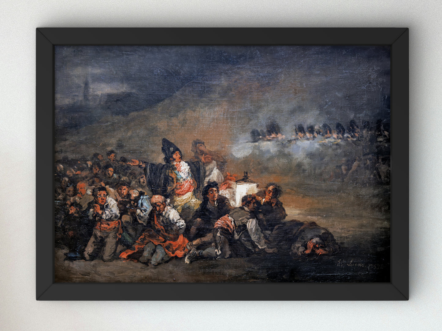 La Fusillade by Eugenio Lucas Velázquez 1869, Wall Art Print, Fine Art Reproduction, Museum Quality Decor, Poster