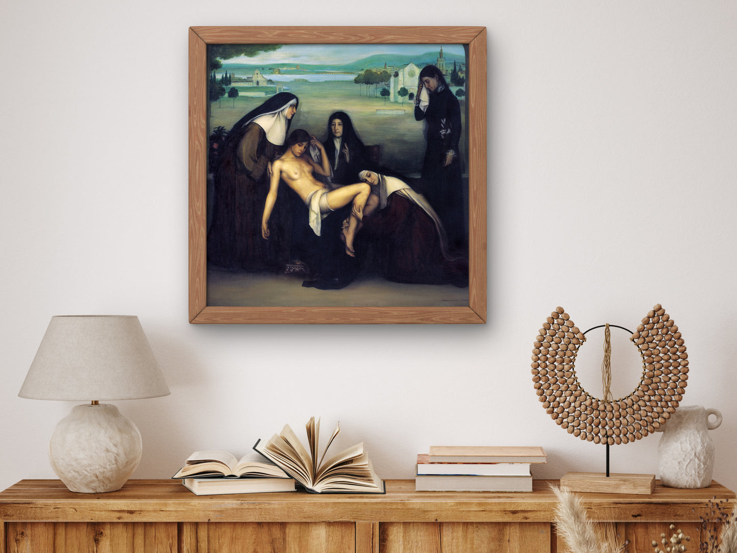 The Grace by Julio Romero de Torres 1914, Wall Art Print, Fine Art Reproduction, Museum Quality Decor, Poster