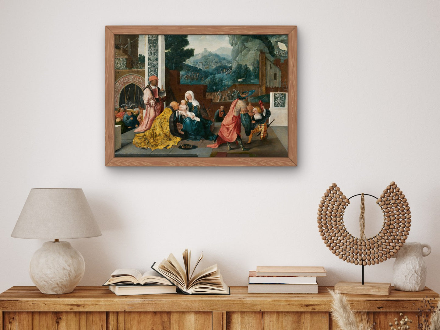 Adoration of the Magi by Jan van Scorel 1519, Wall Art Print, Fine Art Reproduction, Museum Quality Decor, Poster
