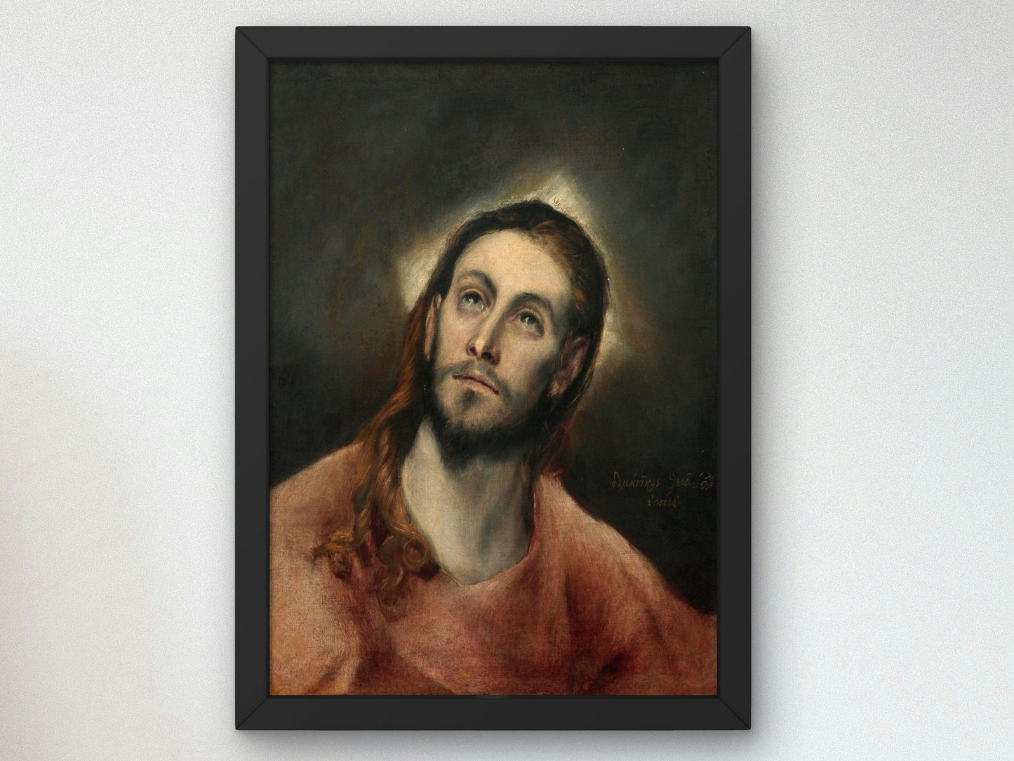 Christ in Prayer by El Greco 1595, Wall Art Print, Fine Art Reproduction, Museum Quality Decor, Poster