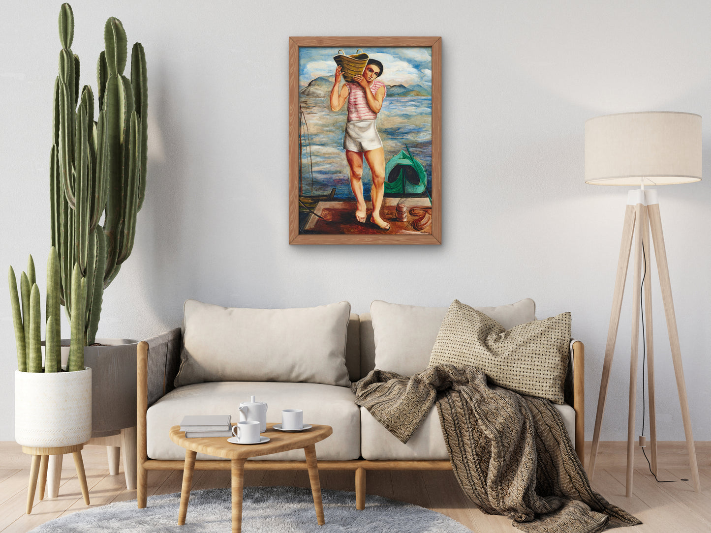 The Fisherman by Moïse Kisling 1924, Wall Art Print, Fine Art Reproduction, Museum Quality Decor, Poster