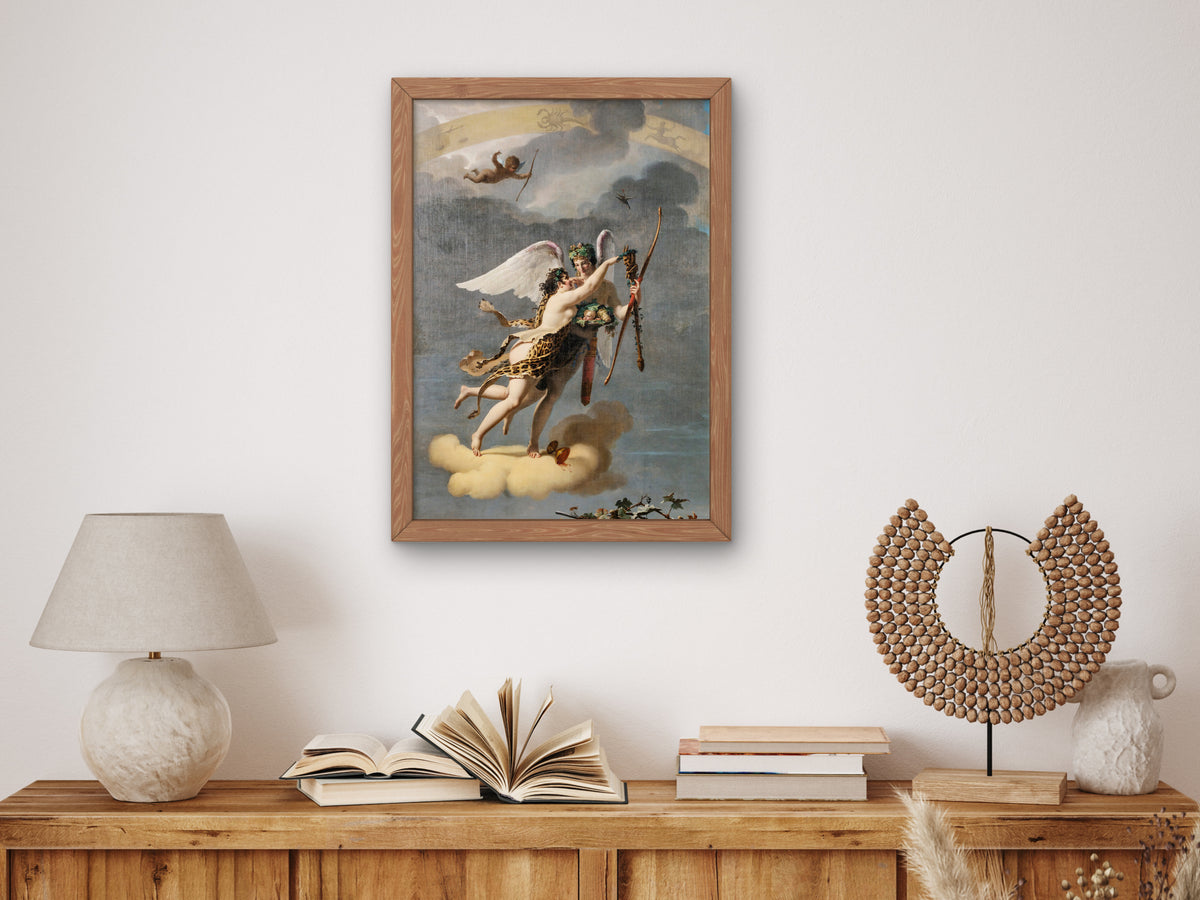 The Four Seasons Autumn by Jean Baptiste Debret 1804, Wall Art Print, Fine Art Reproduction, Museum Quality Decor, Poster