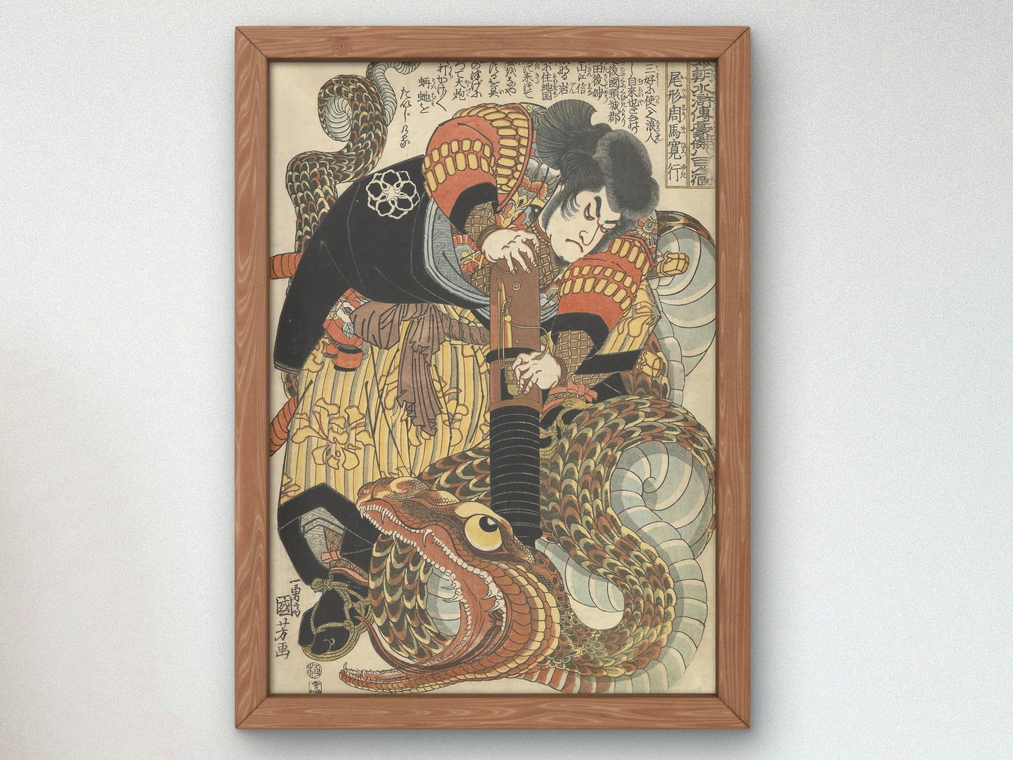 Eight Hundred Heroes by Utagawa Kuniyoshi, 1830, Japanese Woodblock Prints, fine art print