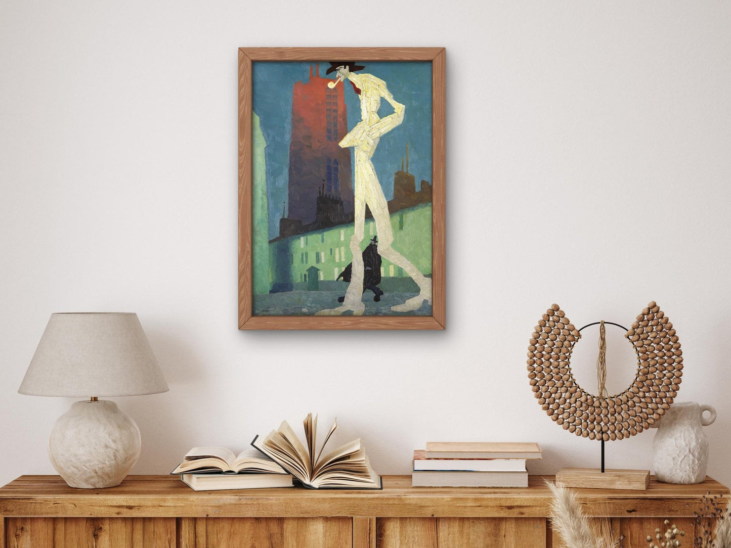 El Hombre Blanco by Lyonel Feininger, 1907, Expressionism and Fauvism, fine art print
