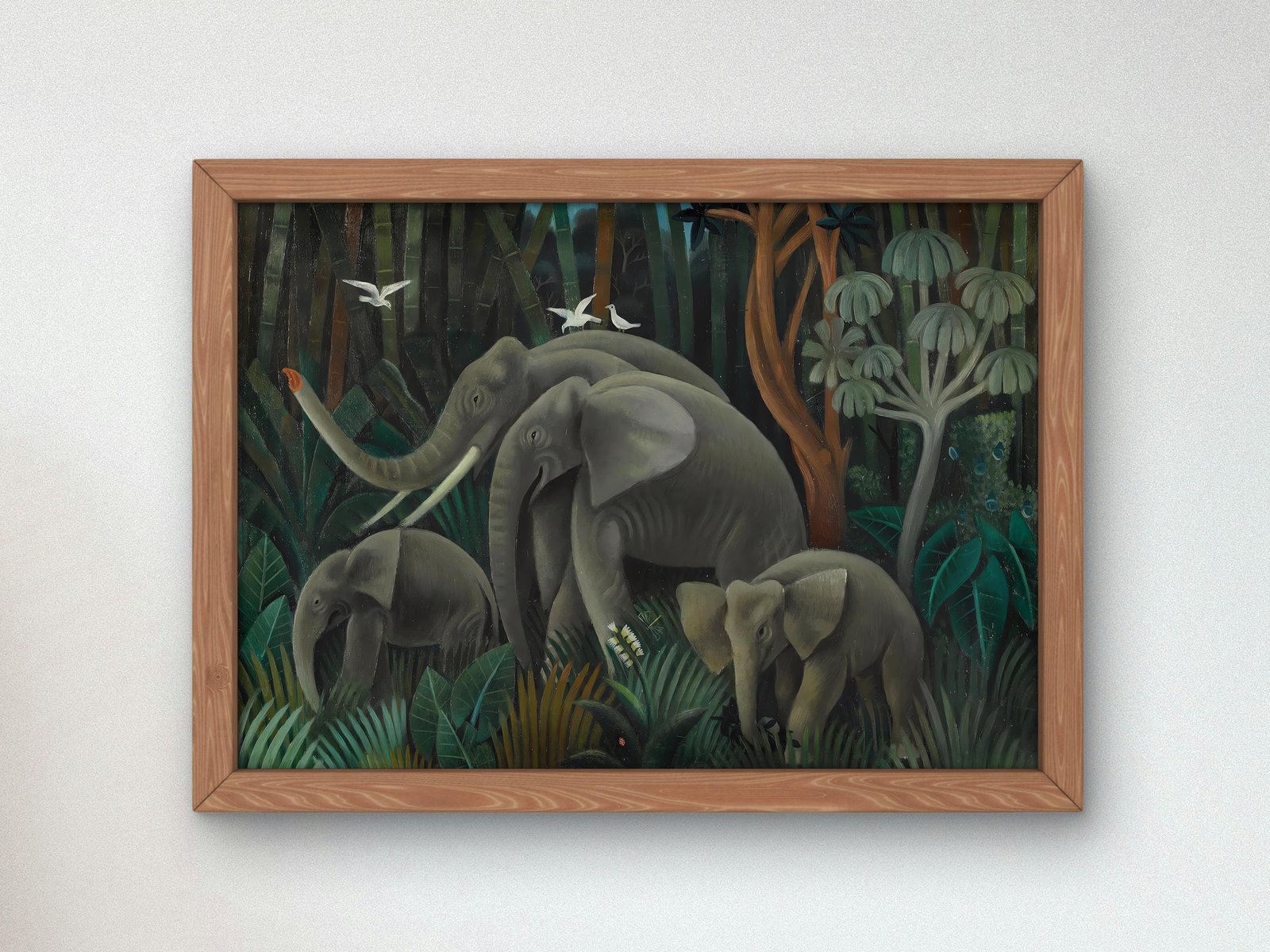 Elefantes en la Selva by Miguel Covarrubias, 1932, Art Deco and American Modernism, fine art print