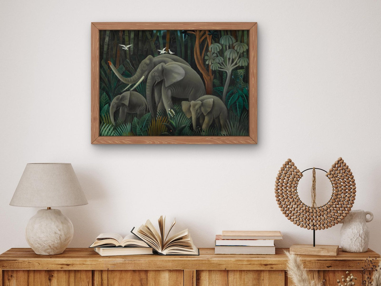 Elefantes en la Selva by Miguel Covarrubias, 1932, Art Deco and American Modernism, fine art print