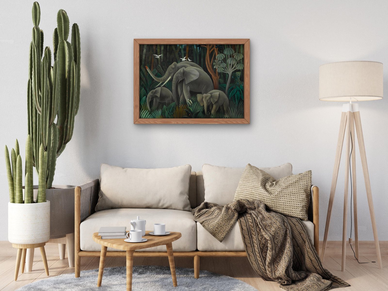 Elefantes en la Selva by Miguel Covarrubias, 1932, Art Deco and American Modernism, fine art print