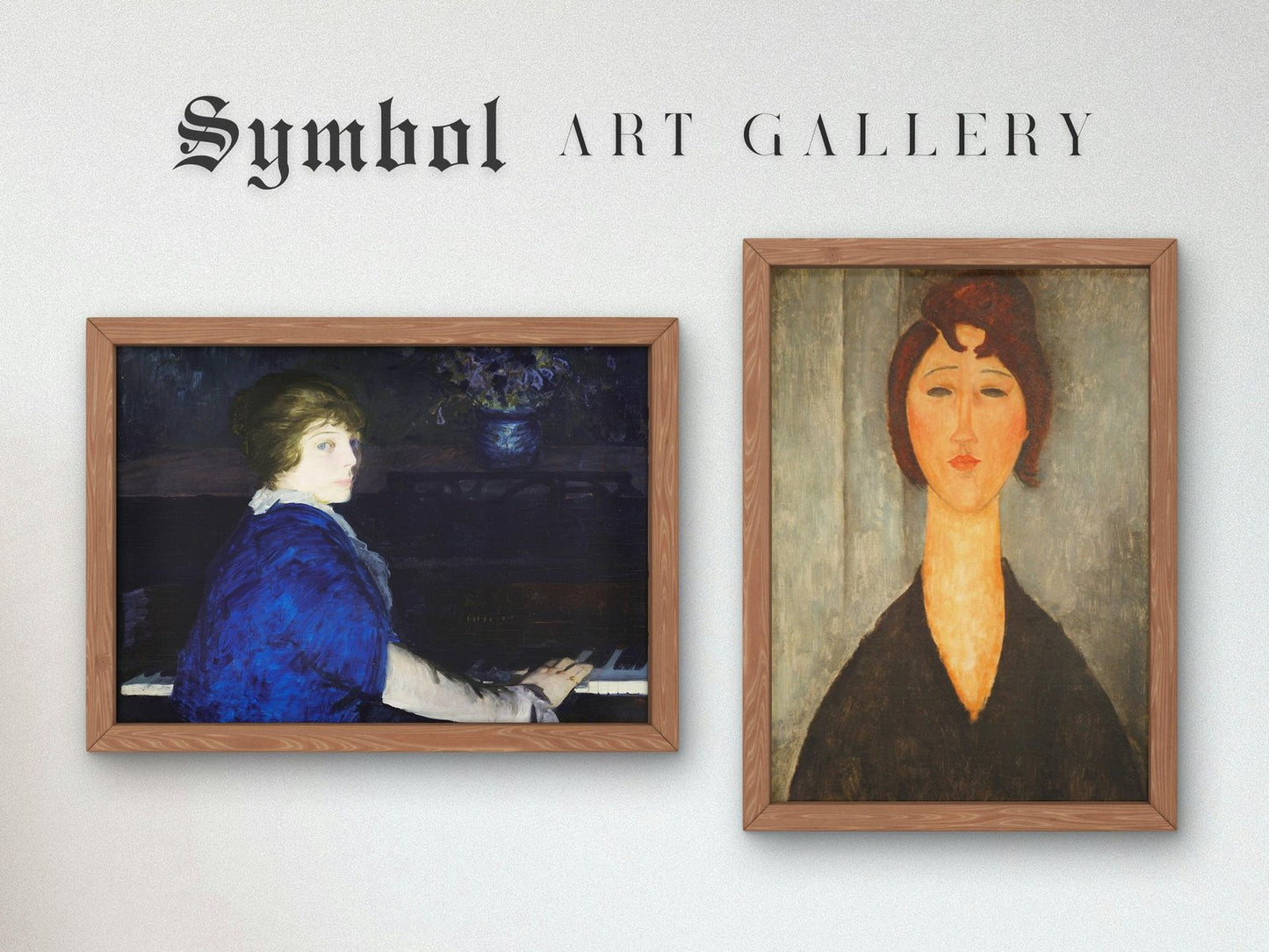 Emma at the Piano by George Bellows, 1914, American Modernism, fine art print