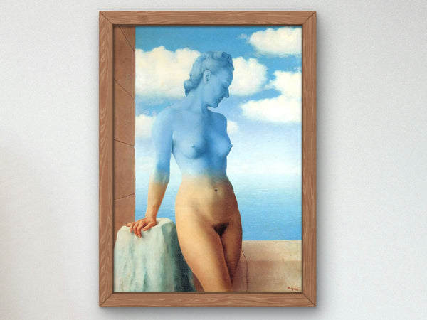 La magie noire by René Magritte 1935, Art Print, Museum Quality artwork gallery poster, wall art, classy elegant home decor, surréalisme