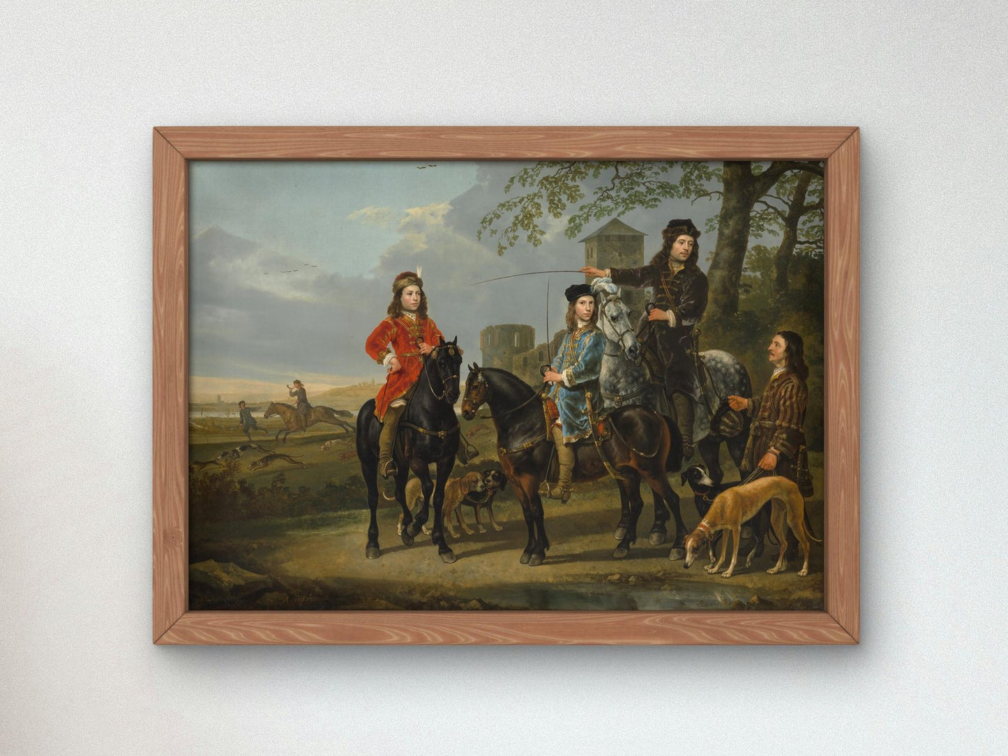Equestrian Portrait by Aelbert Cuyp, 1653, Baroque and Chiaroscuro, fine art print