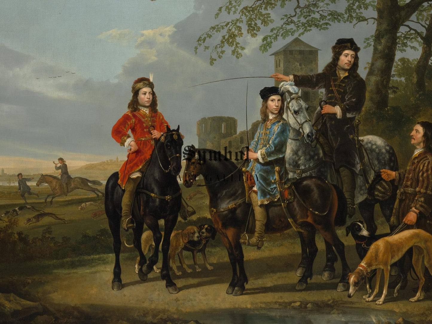Equestrian Portrait by Aelbert Cuyp, 1653, Baroque and Chiaroscuro, fine art print
