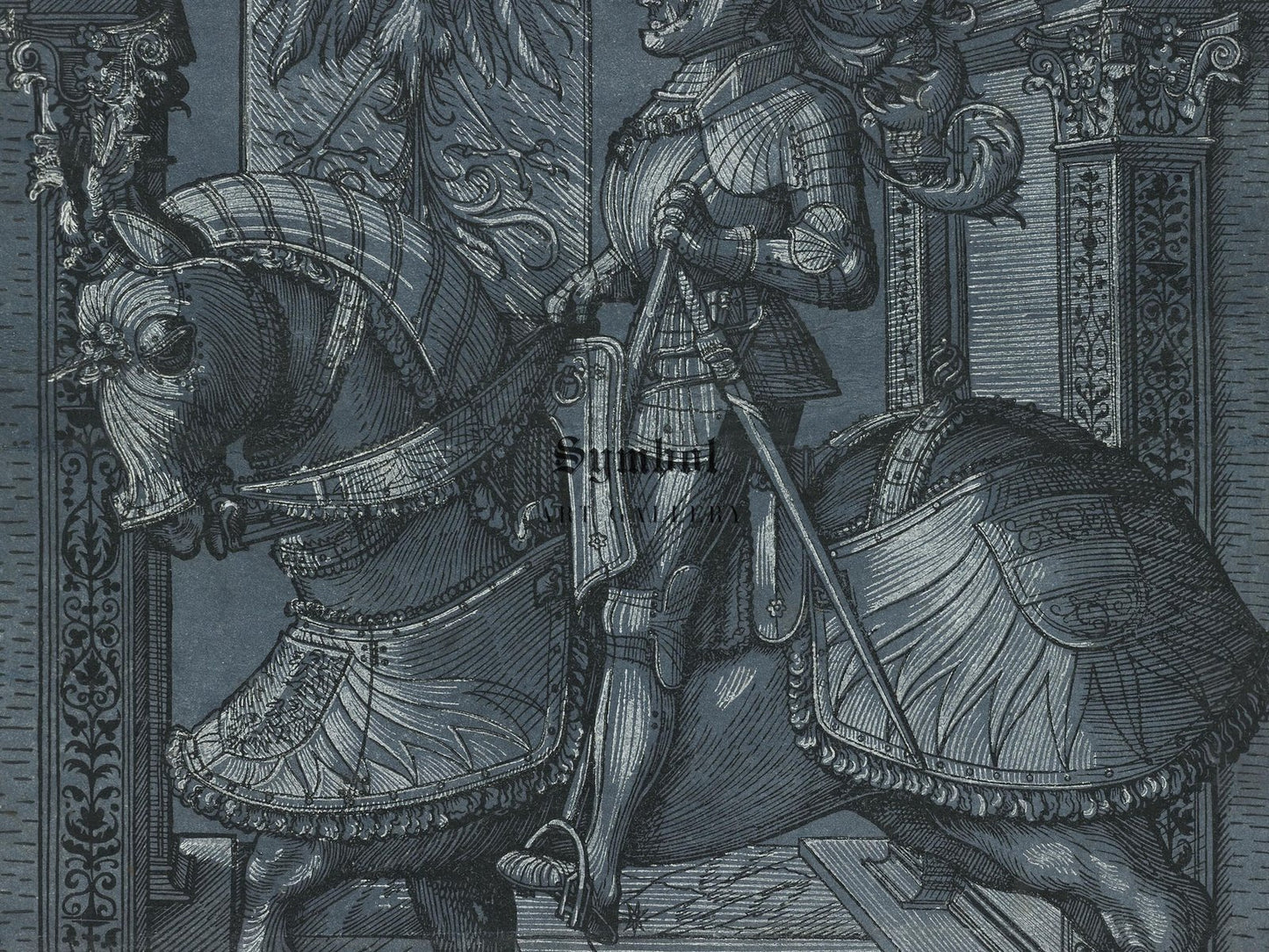 Equestrian Portrait of the Emperor Maximilian by Hans Burgkmair, 1508, Renaissance, fine art print