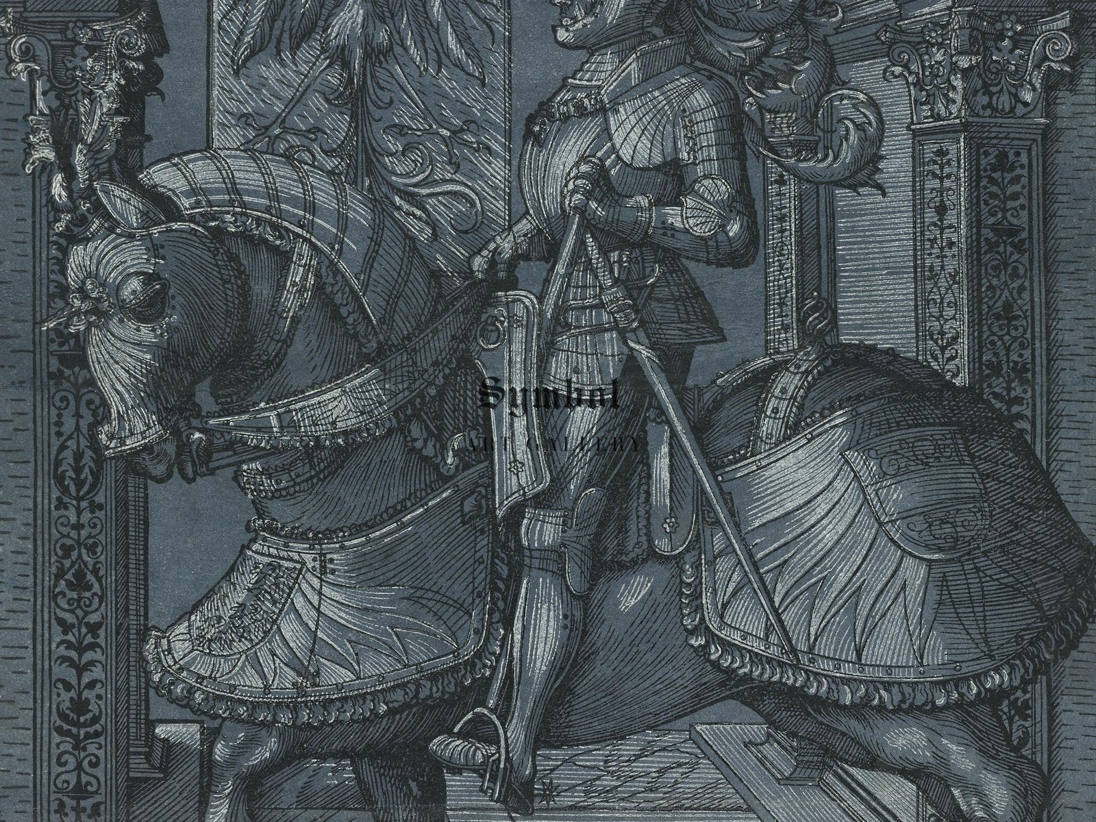 Equestrian Portrait of the Emperor Maximilian by Hans Burgkmair, 1508, Renaissance, fine art print