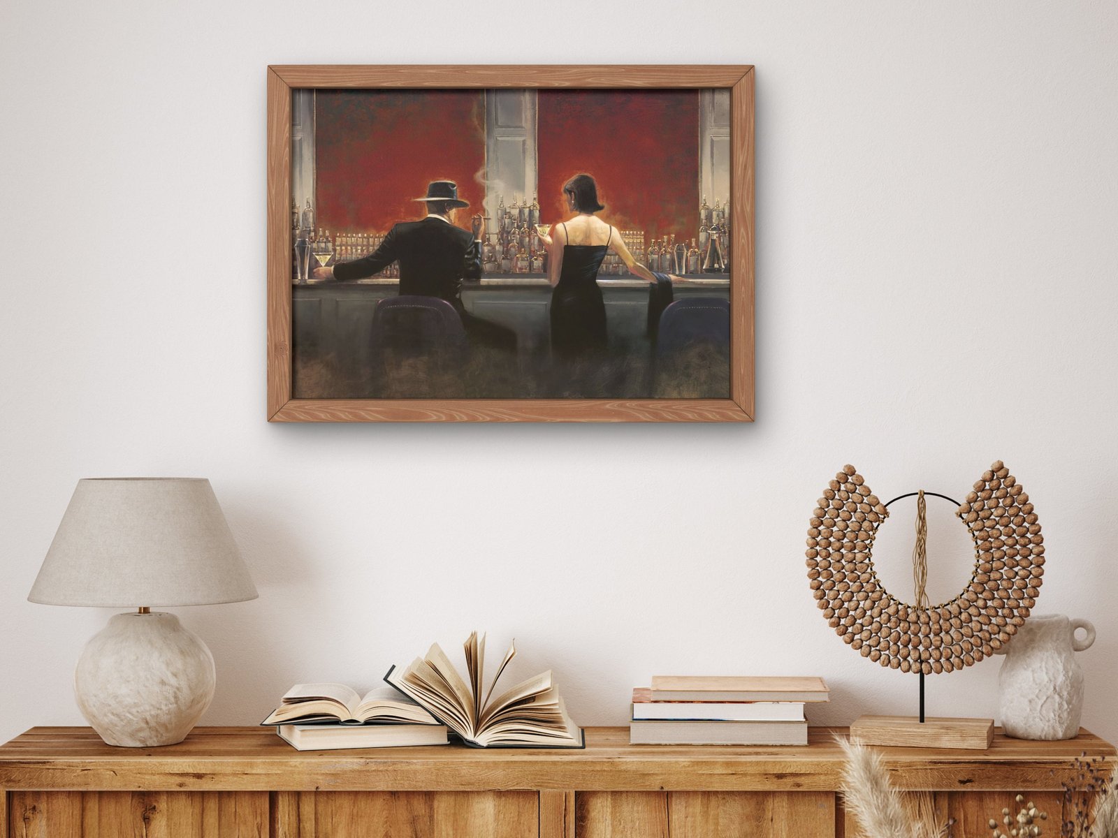 Evening Lounge by Brent Lynch, Art Deco and American Modernism, fine art print