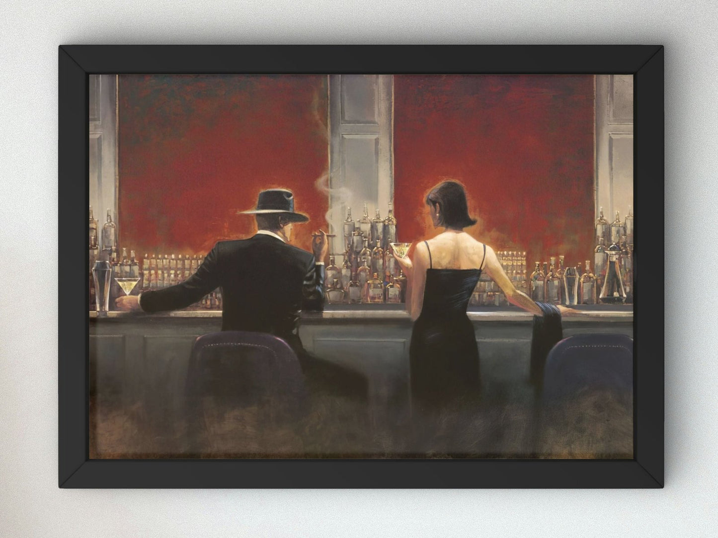 Evening Lounge by Brent Lynch, Art Deco and American Modernism, fine art print