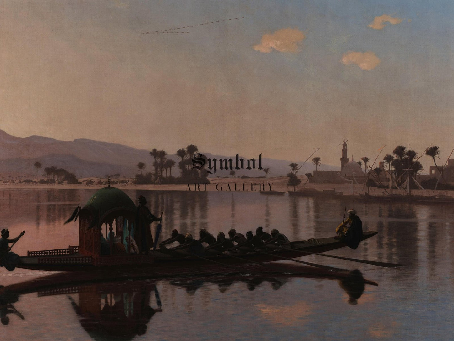 Excursion of the Harem by Jean-Léon Gérôme, 1869, Orientalism and Exoticism, fine art print