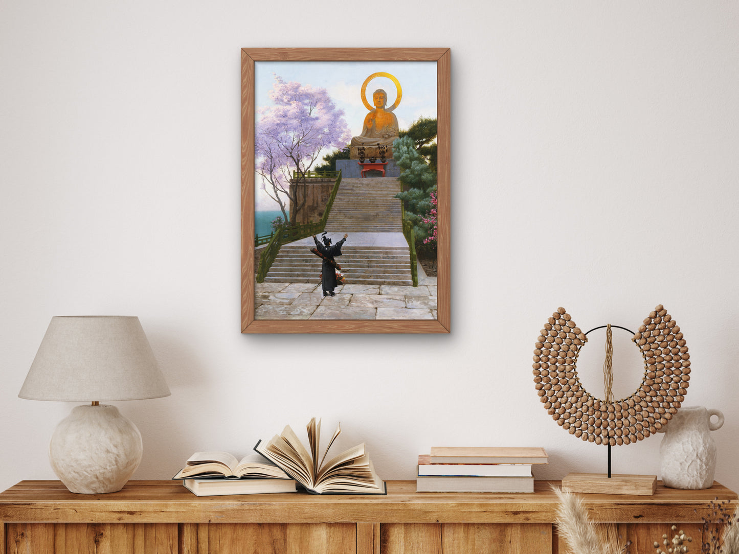 Japanese Imploring a Deity by Jean Léon Gérôme, Wall Art Print, Fine Art Reproduction, Museum Quality Decor, Poster