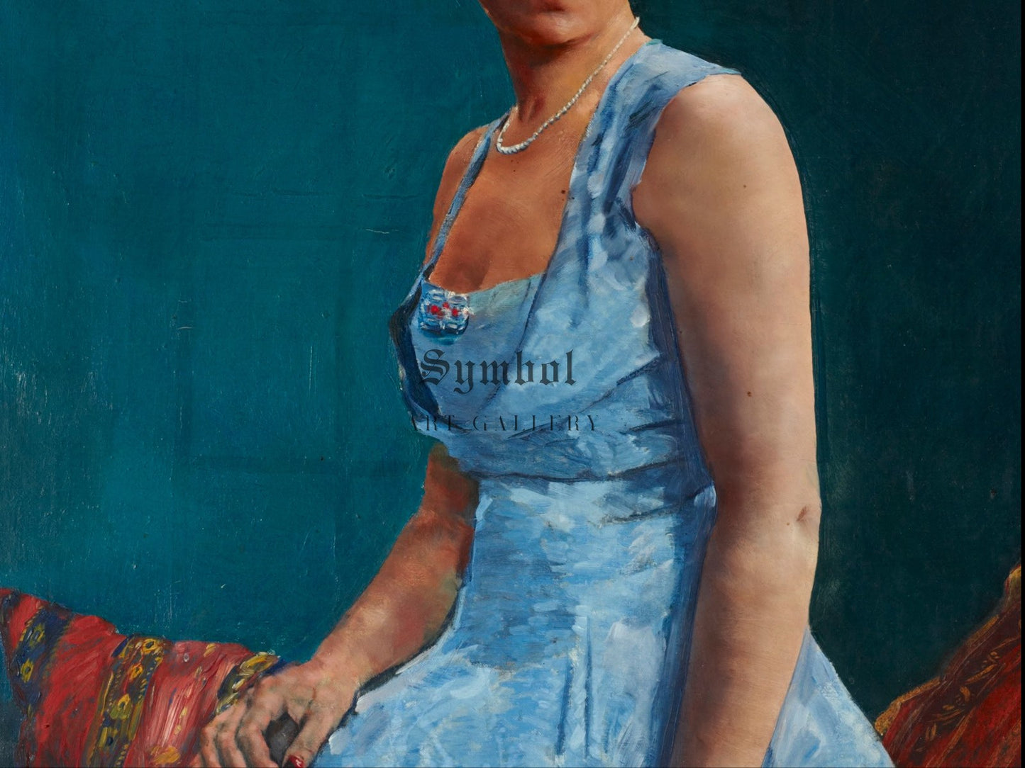 Portrait of Dorothy Stone by Erich Wolfsfeld 1944, Wall Art Print, Fine Art Reproduction, Museum Quality Decor, Poster