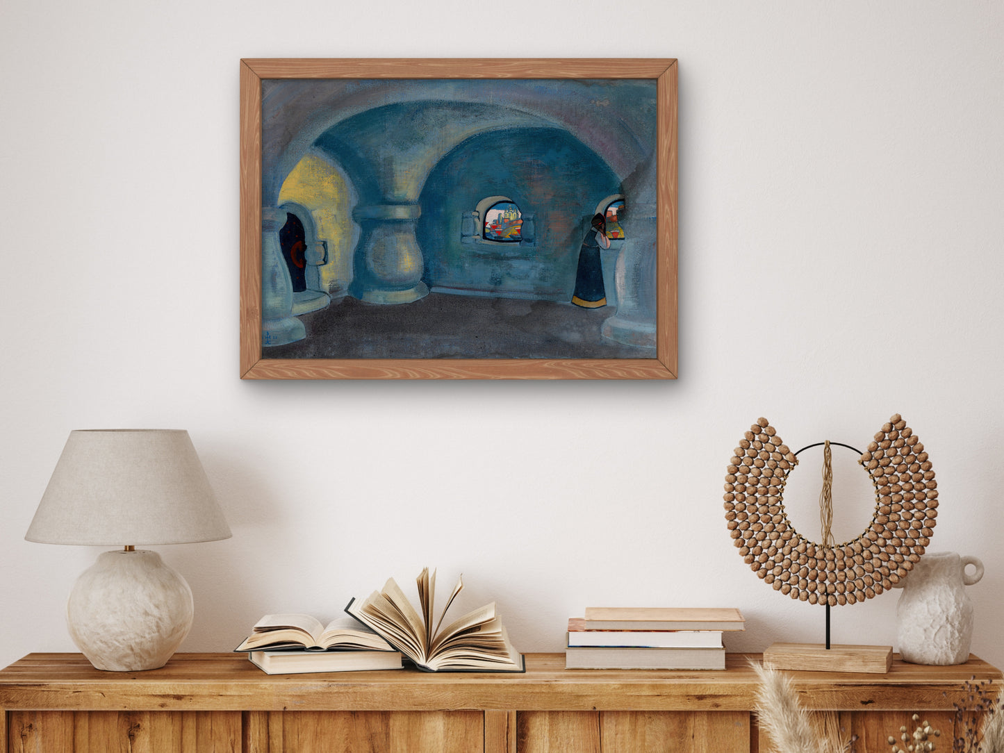 Sadko's Chamber by Nicholas Roerich 1920, Wall Art Print, Fine Art Reproduction, Museum Quality Decor, Poster