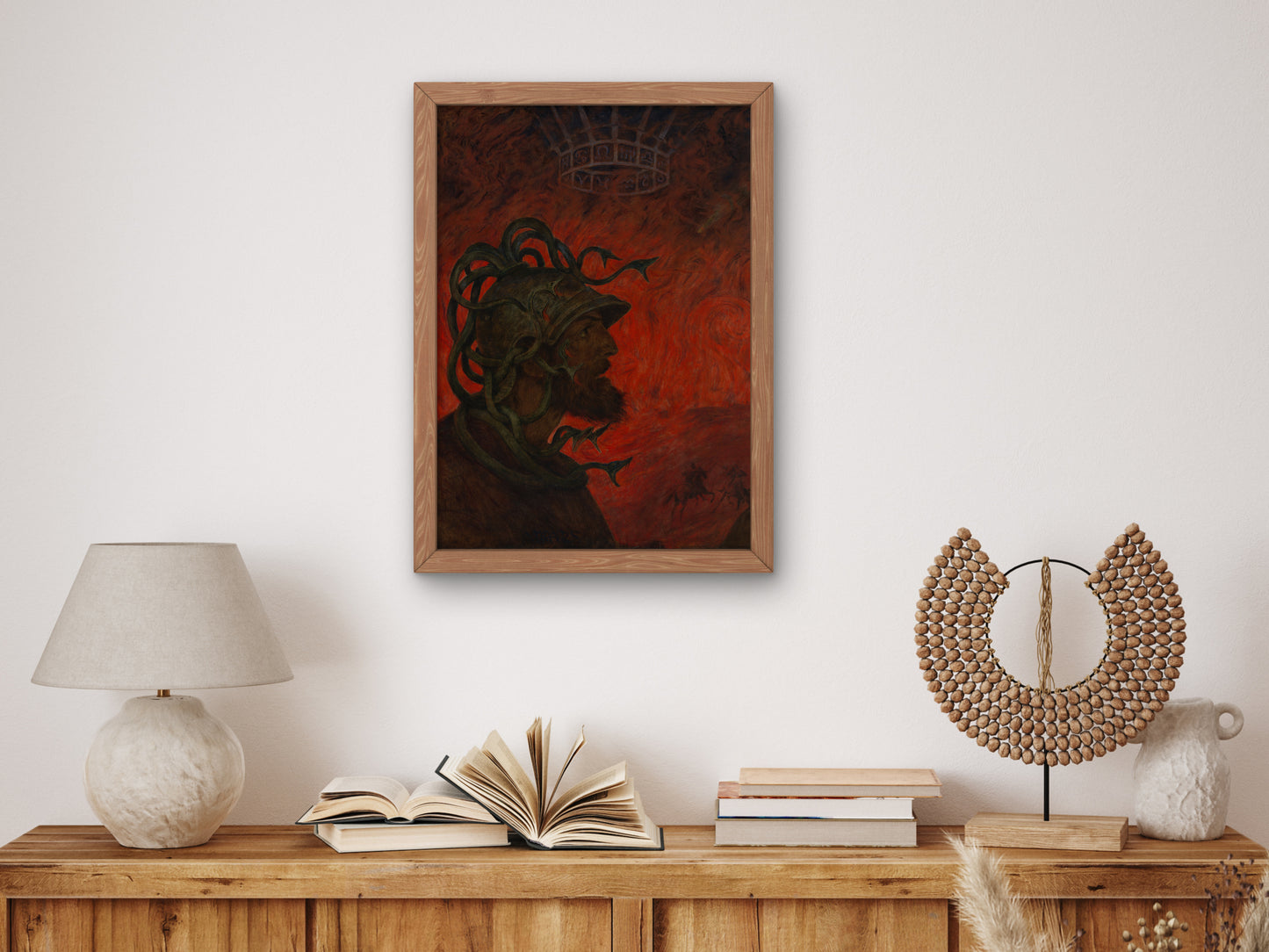 Mars by Hans Thoma 1906, Wall Art Print, Fine Art Reproduction, Museum Quality Decor, Poster