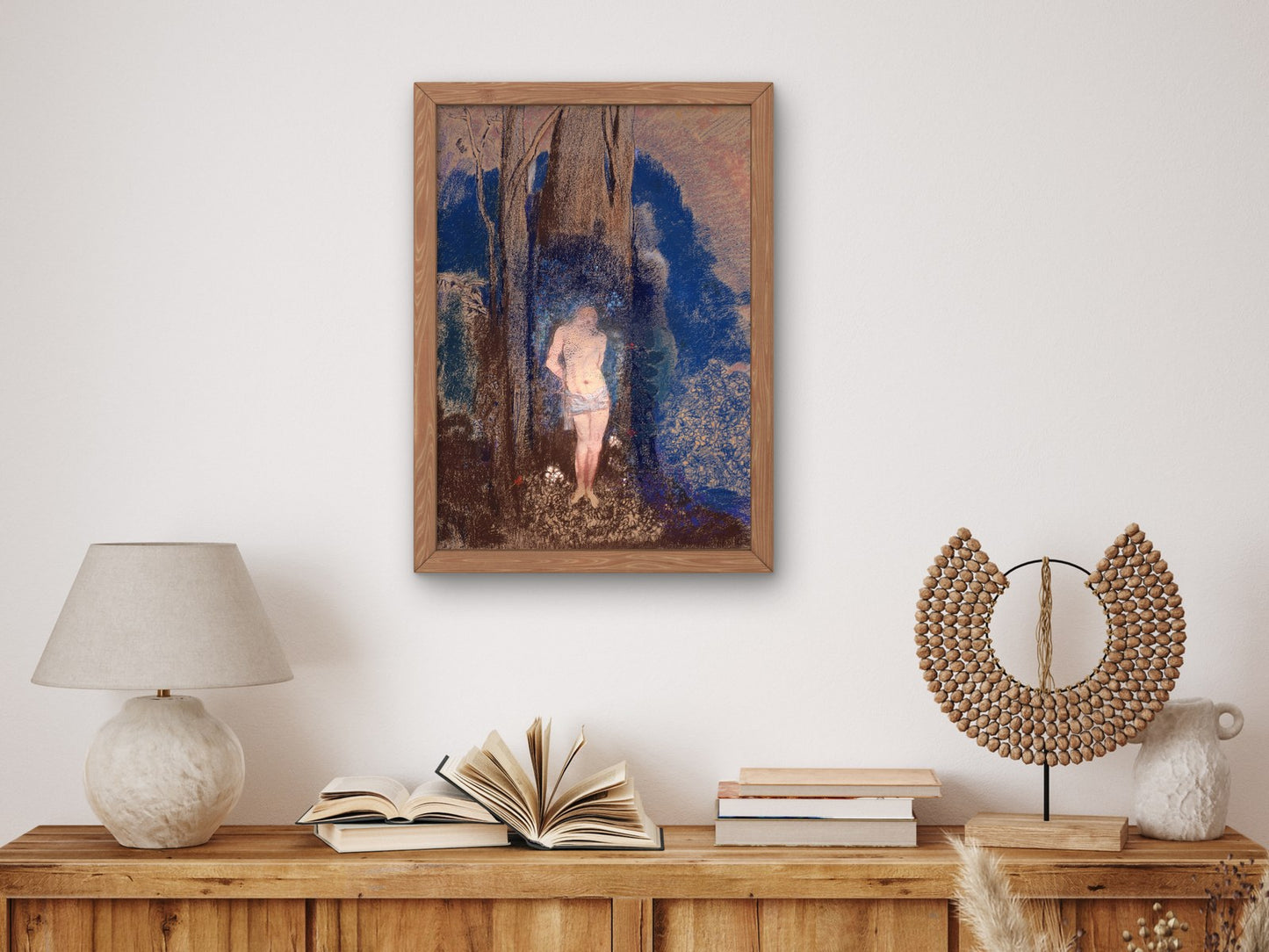 Saint Sebastian by Odilon Redon 1913, Wall Art Print, Fine Art Reproduction, Museum Quality Decor, Poster