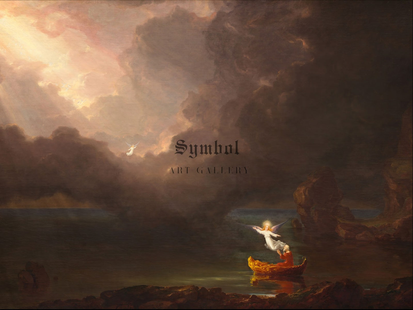 The Voyage of Life Old Age by Thomas Cole 1842, Wall Art Print, Fine Art Reproduction, Museum Quality Decor, Poster