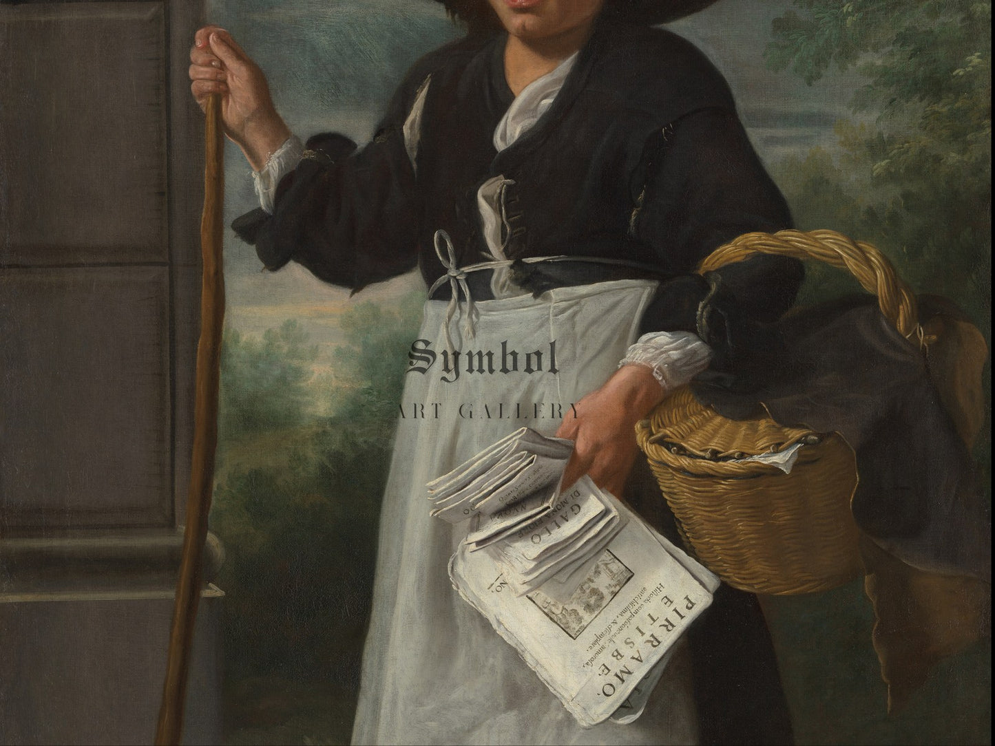 A Book Peddler by Master of the Canesso Peddler 1670, Wall Art Print, Fine Art Reproduction, Museum Quality Decor, Poster
