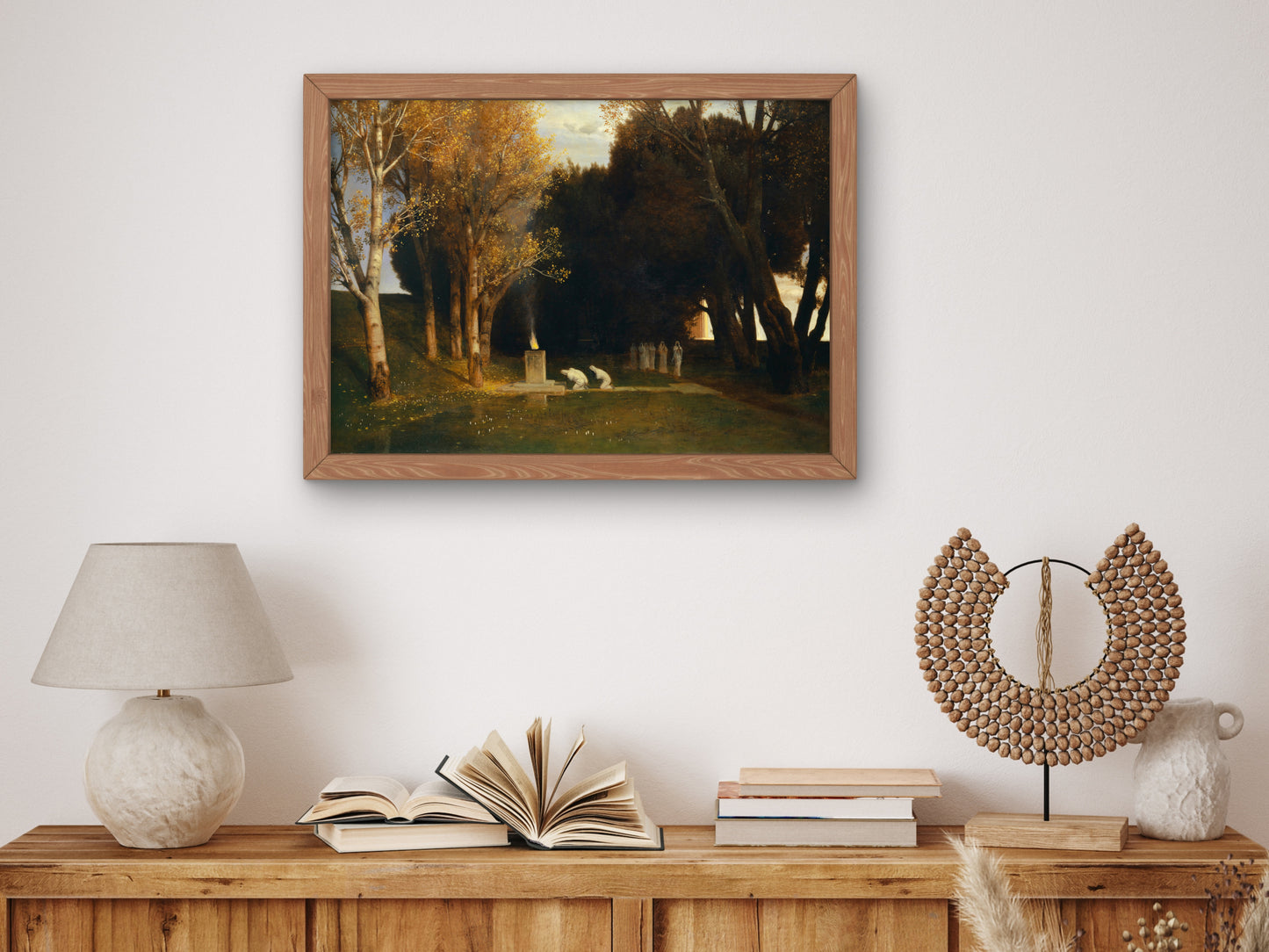 The Sacred Grove by Arnold Böcklin 1882, Wall Art Print, Fine Art Reproduction, Museum Quality Decor, Poster