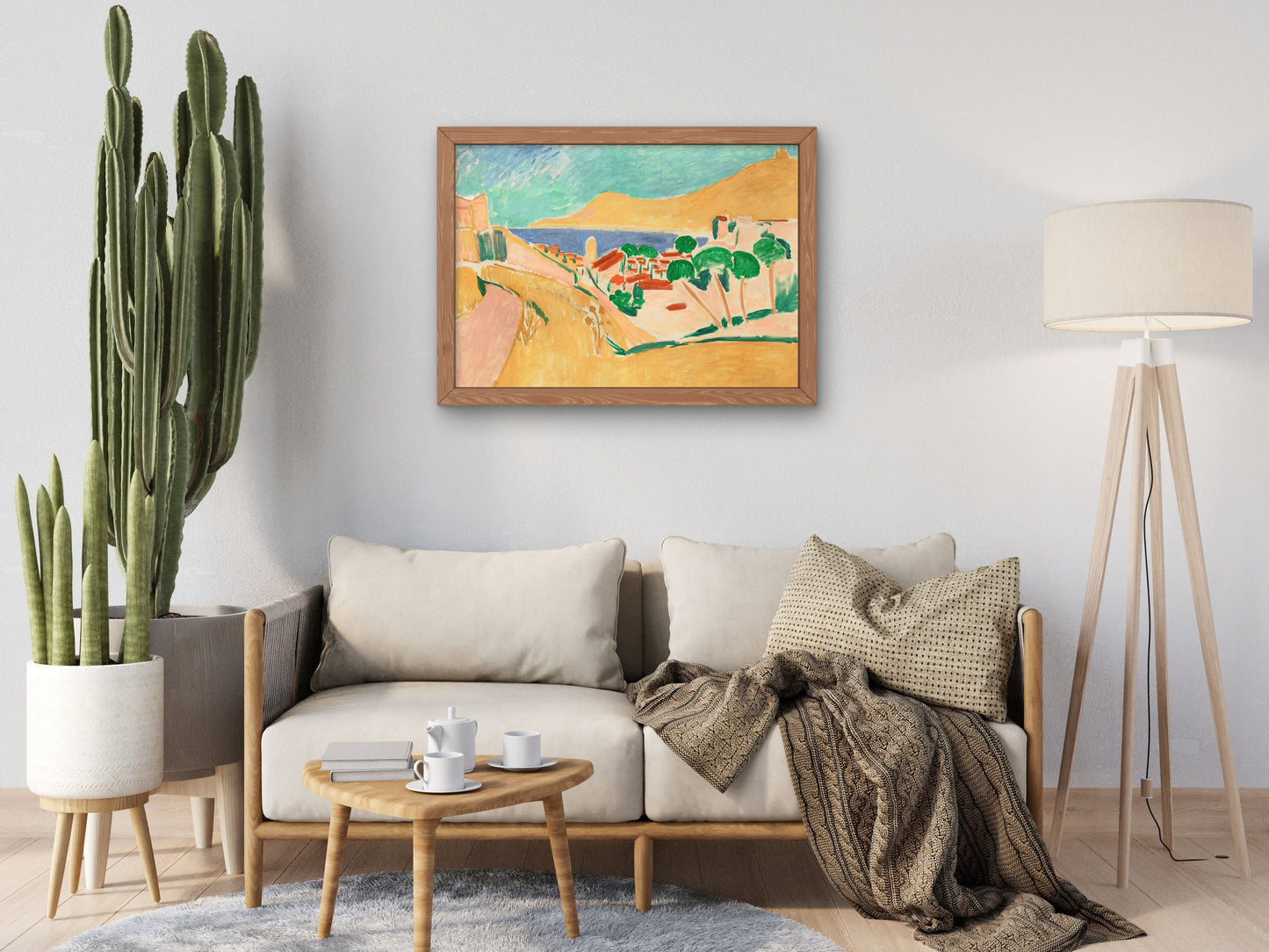 Collioure in August by Henri Matisse 1911, Wall Art Print, Fine Art Reproduction, Museum Quality Decor, Poster