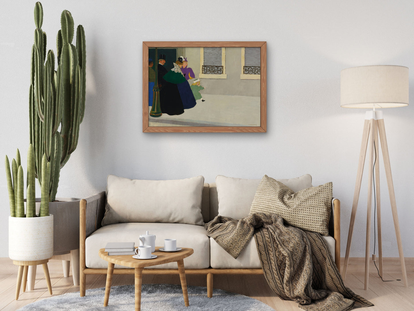 On a Walk by Félix Vallotton, Wall Art Print, Fine Art Reproduction, Museum Quality Decor, Poster