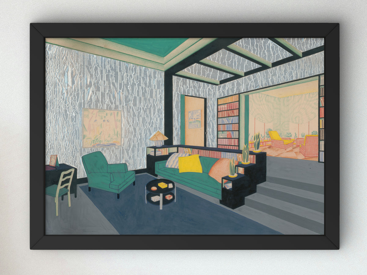 Design for Orinoka Fabric Advertisement by Winold Reiss 1930, Wall Art Print, Fine Art Reproduction, Museum Quality Decor, Poster