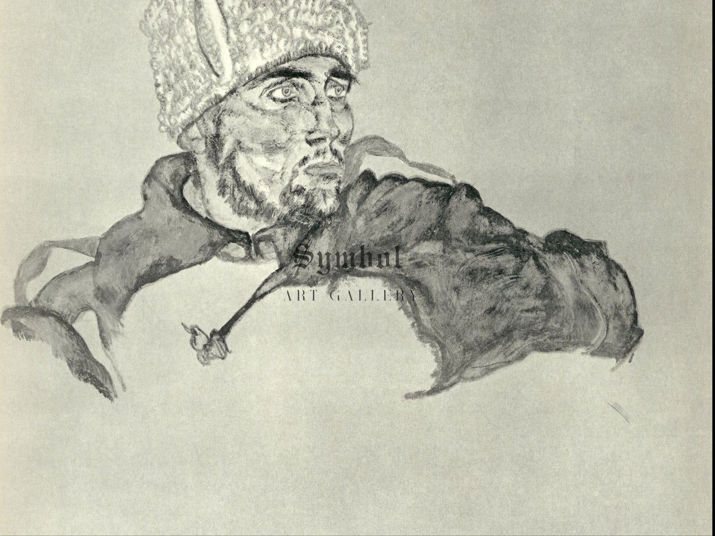 Zeichnungen VII by Egon Schiele 1915, Wall Art Print, Fine Art Reproduction, Museum Quality Decor, Poster