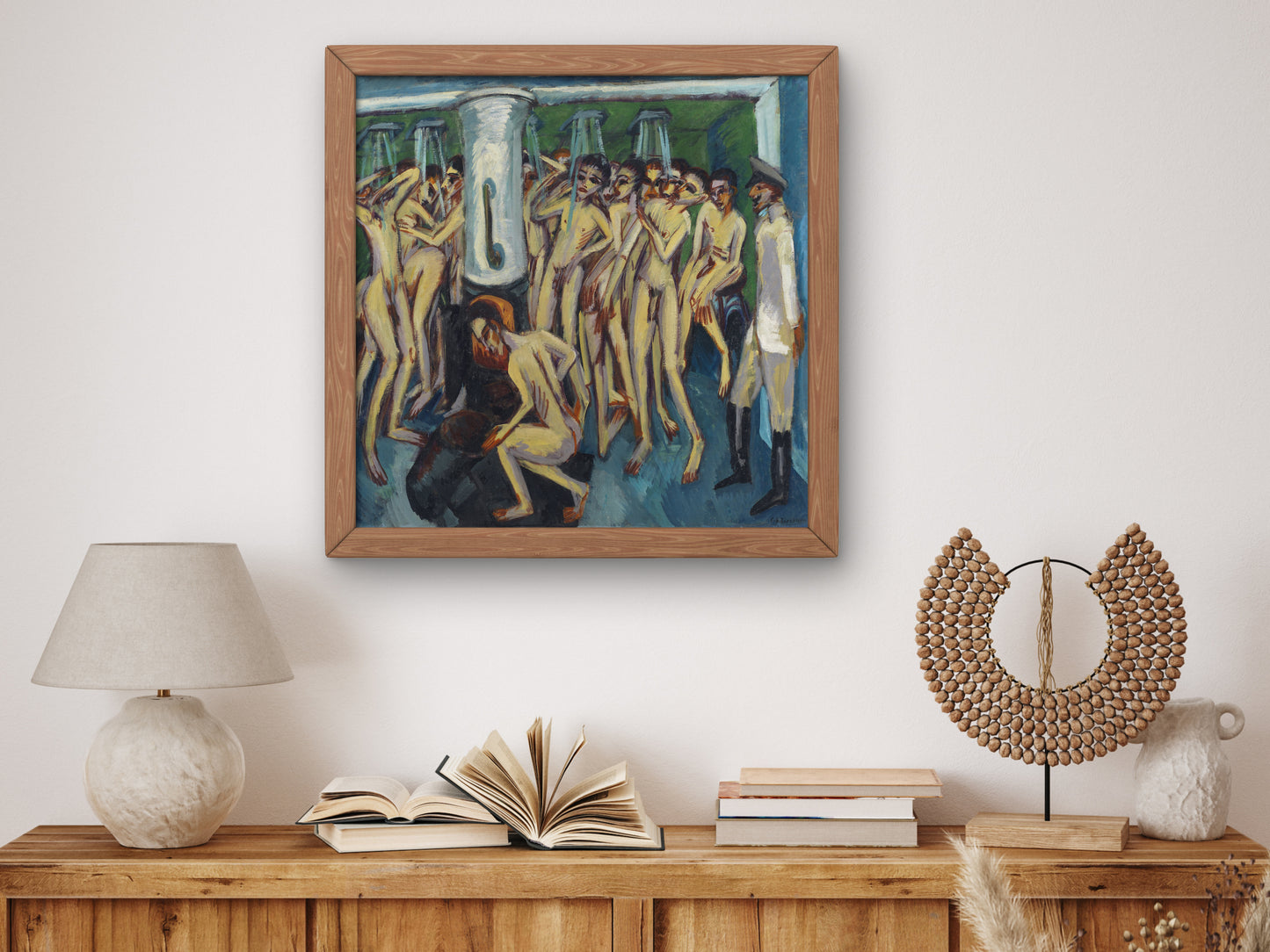 Artillerymen by Ernst Ludwig Kirchner 1914, Wall Art Print, Fine Art Reproduction, Museum Quality Decor, Poster