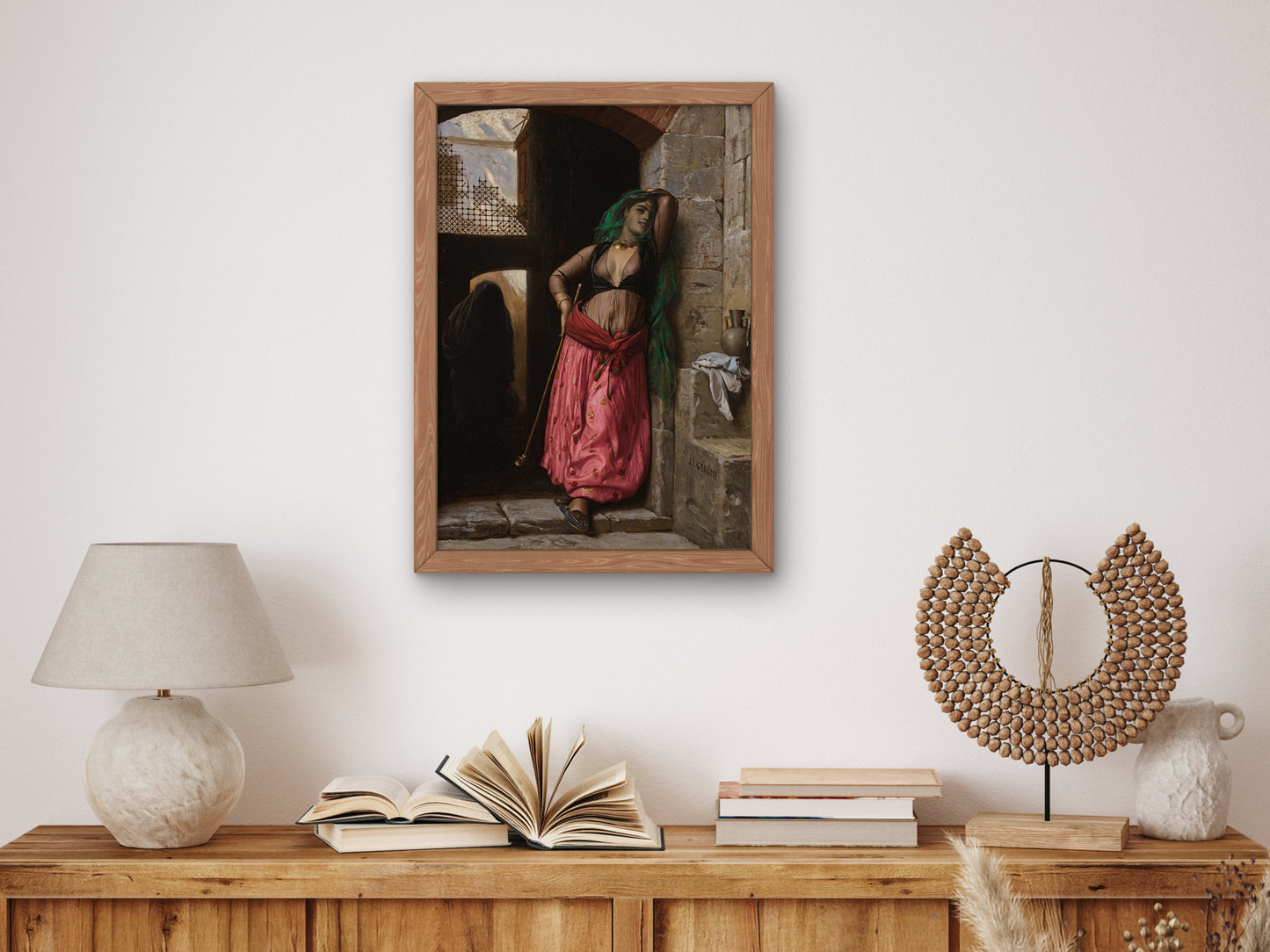 Young Girl of Cairo by Jean Léon Gérôme 1870, Wall Art Print, Fine Art Reproduction, Museum Quality Decor, Poster