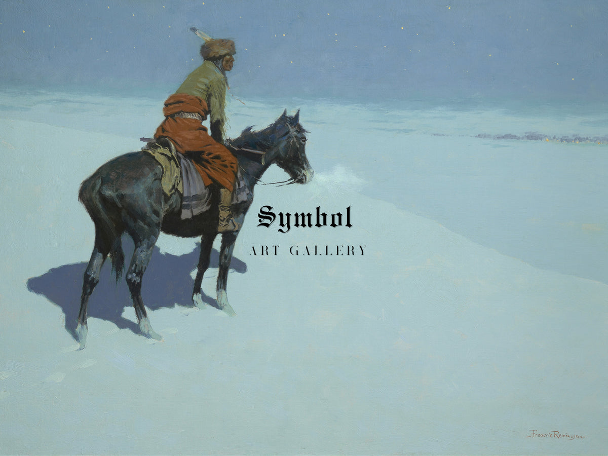 Friends or Foes by Frederic Remington 1902, Wall Art Print, Fine Art Reproduction, Museum Quality Decor, Poster